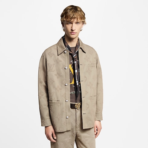Monogram Embroidered Chic Overshirt in Men's Ready-to-Wear Outerwear and Coats collections by Louis Vuitton (Product zoom)