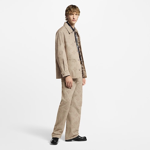 Monogram Embroidered Chic Overshirt in Men's Ready-to-Wear Outerwear and Coats collections by Louis Vuitton (Product zoom)