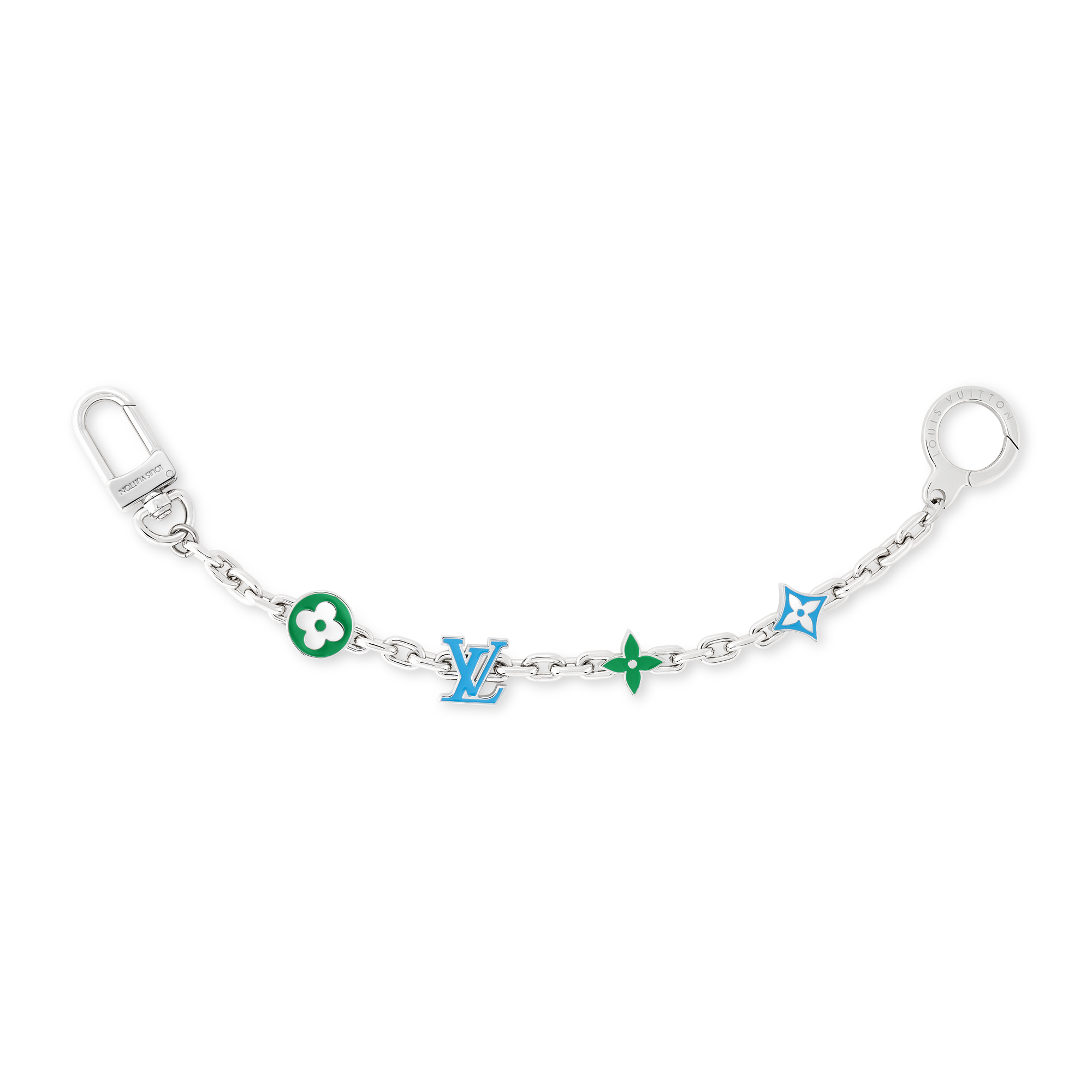 Monogram Flower Chain Belt . in Men