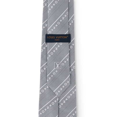 Monogram Flowstripes Tie . in Men's Accessories Seasonal Textile collections by Louis Vuitton (Product zoom)