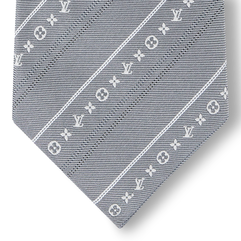 Monogram Flowstripes Tie . in Men's Accessories Seasonal Textile collections by Louis Vuitton (Product zoom)