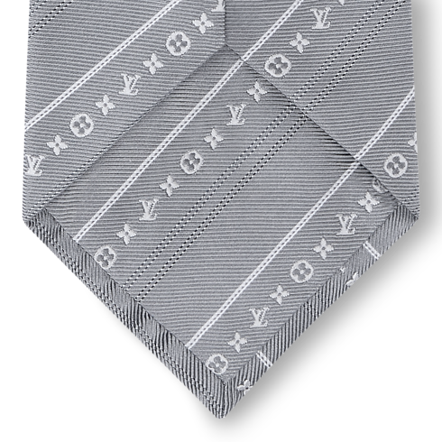 Monogram Flowstripes Tie . in Men's Accessories Seasonal Textile collections by Louis Vuitton (Product zoom)