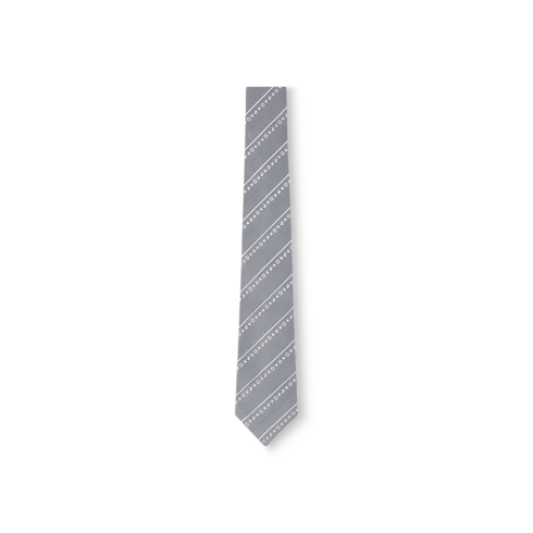 Monogram Flowstripes Tie . in Men's Accessories Seasonal Textile collections by Louis Vuitton (Product zoom)