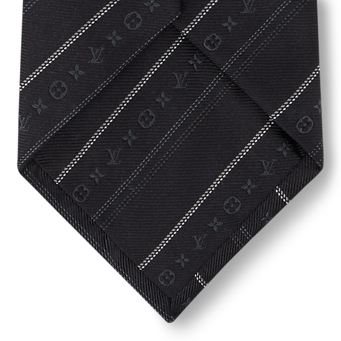 Monogram Flowstripes Tie . in Men's Accessories Seasonal Textile collections by Louis Vuitton (Product zoom)