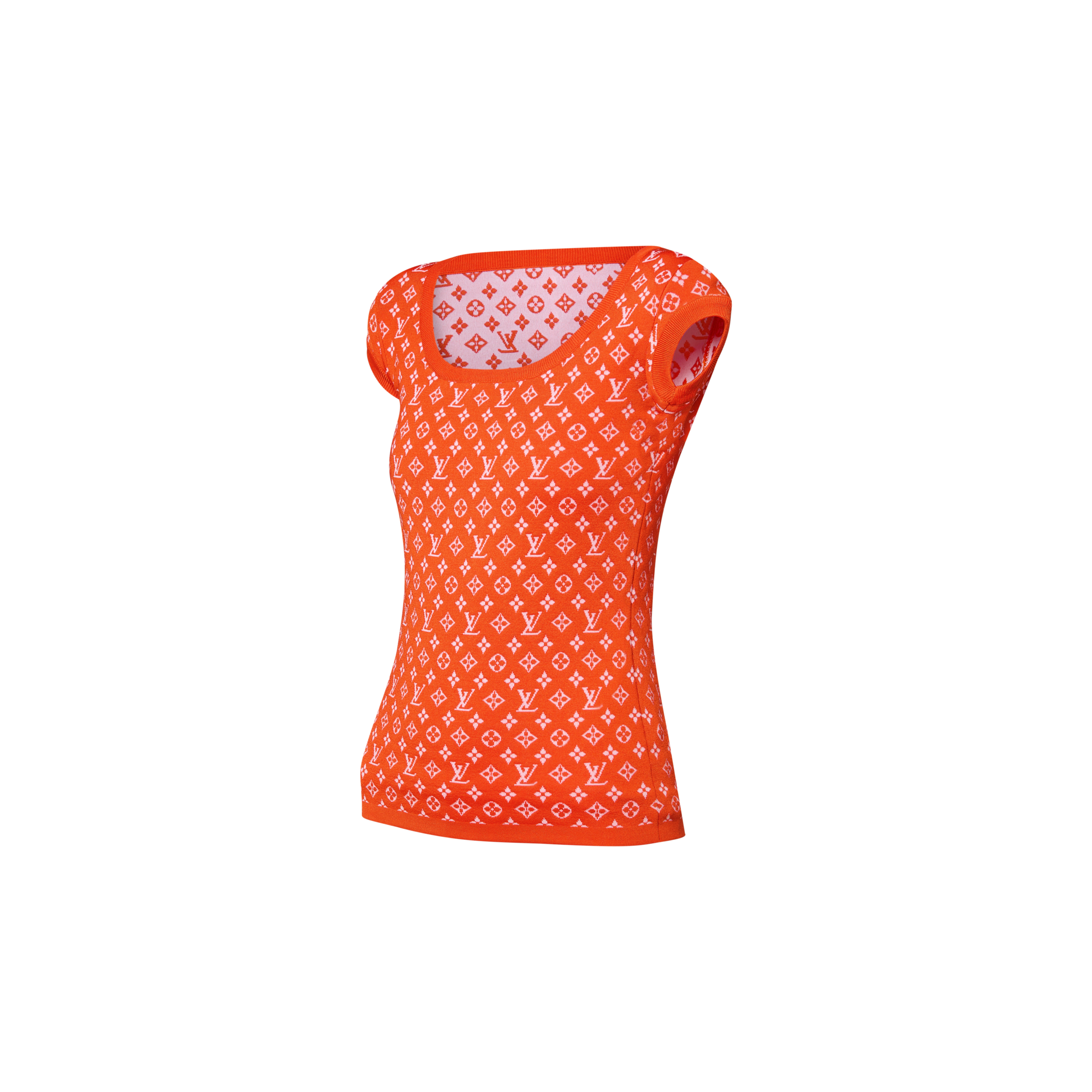 Monogram Jacquard Knit Top  in Women