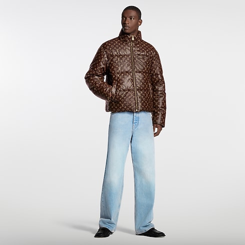 Monogram Leather Puffer Jacket in Men's Ready-to-Wear Outerwear and Coats collections by Louis Vuitton (Product zoom)