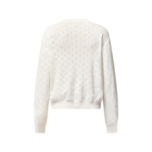 Monogram Pointelle Cotton Pullover in Men's Ready-to-Wear All Ready-to-Wear collections by Louis Vuitton (Product zoom)