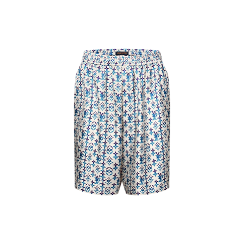 Monogram Printed Silk Shorts in Men's Ready-to-Wear Pants collections by Louis Vuitton (Product zoom)