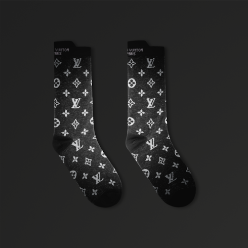 Monogram Reflective Socks . in Men's Accessories Hats, Beanies and Gloves collections by Louis Vuitton