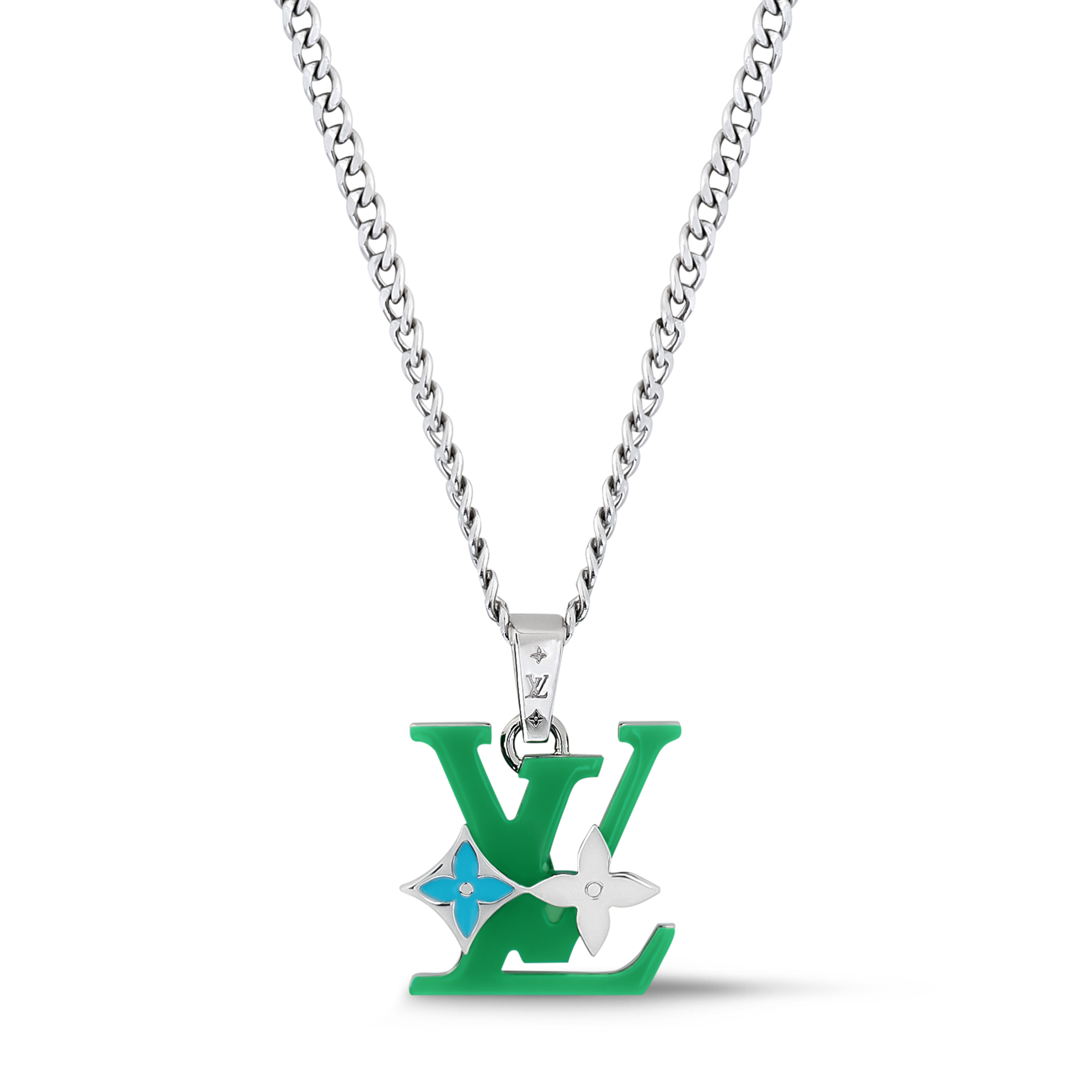 Monogram Row Pendant . in Men