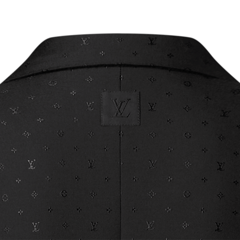 Monogram Satin Single-Breasted Pont Neuf Jacket in Men's New In Men } collections by Louis Vuitton (Product zoom)
