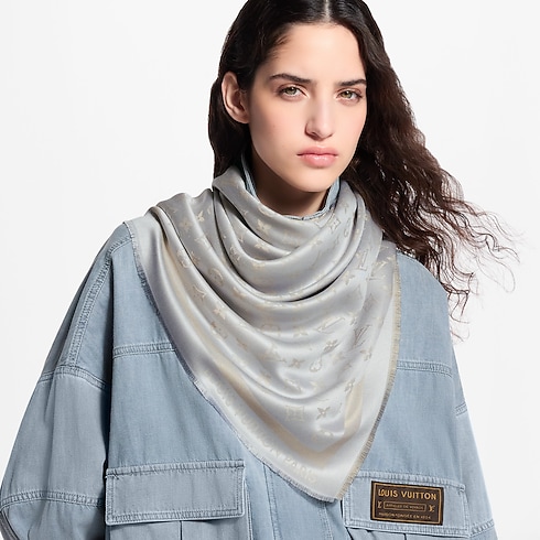 Monogram Shine Shawl . in Women's Accessories Shawls collections by Louis Vuitton (Product zoom)