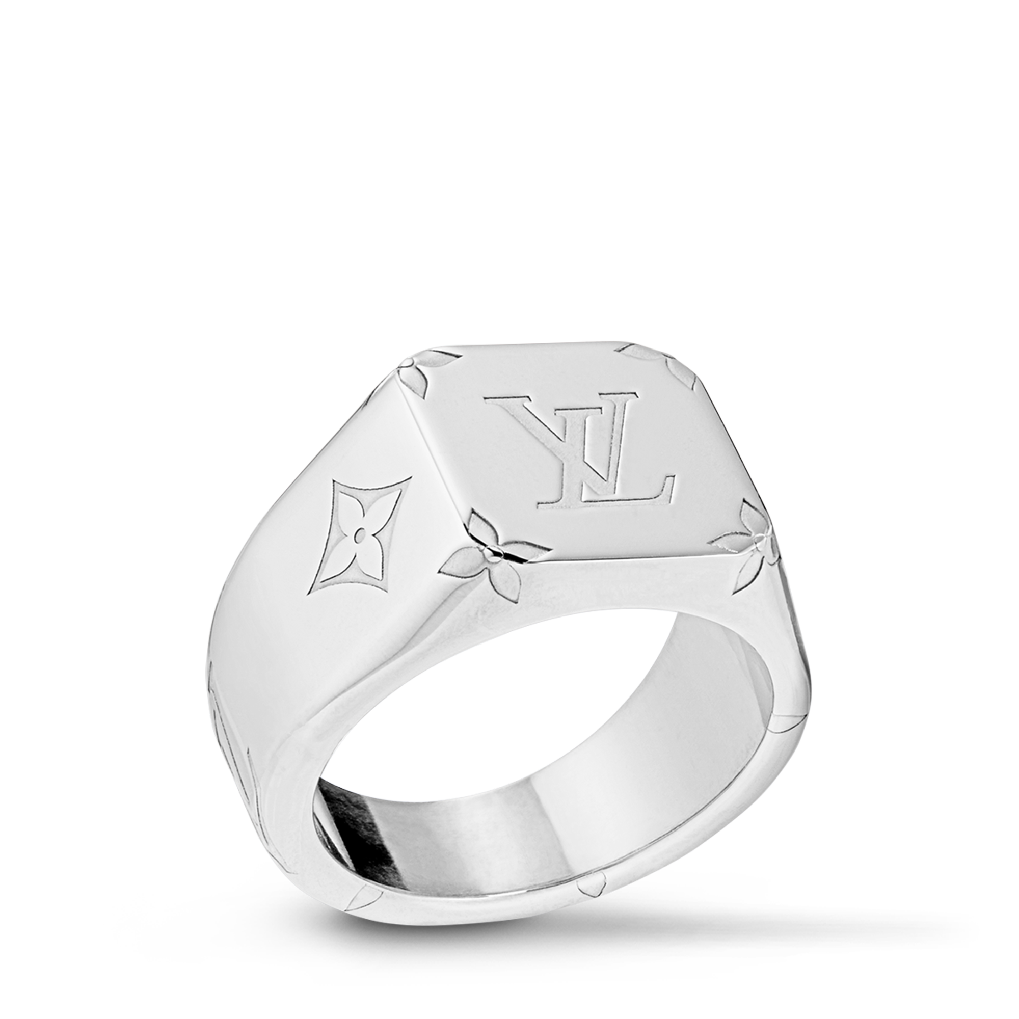 Monogram Signet Ring . in Men