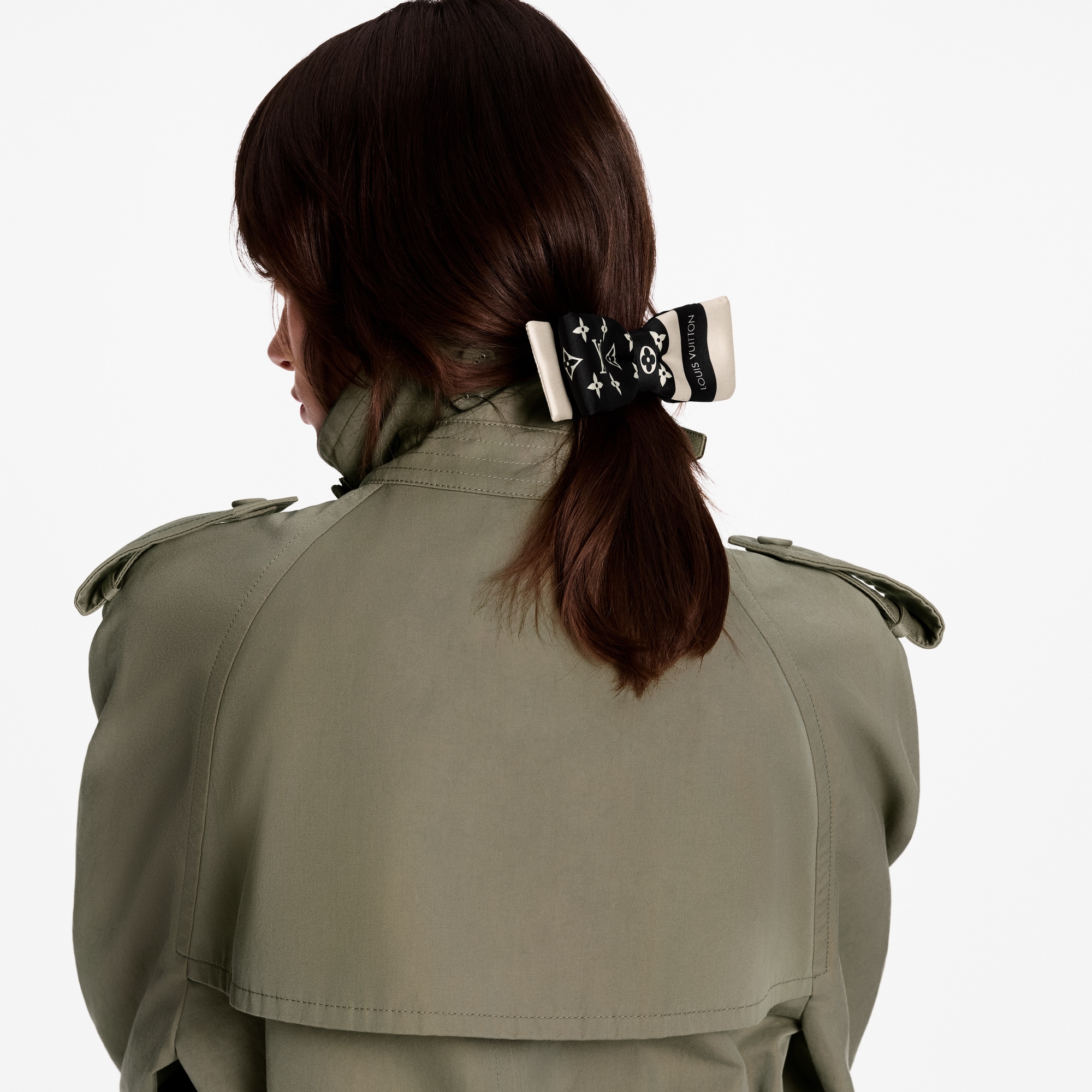 Monogram Silhouette Bow . in Women