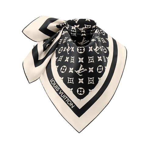 Monogram Silhouette Square 90 . in Women's Accessories Silk Squares and Bandeaus collections by Louis Vuitton (Product zoom)