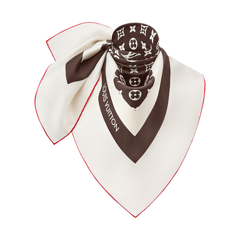 Monogram Silhouette Square 90 . in Women's Accessories Silk Squares and Bandeaus collections by Louis Vuitton (Product zoom)