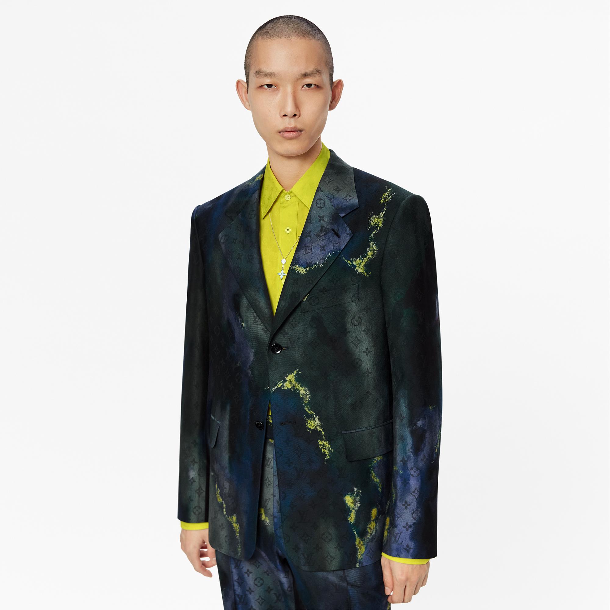 Monogram Tie-and-Dye Business Jacket 