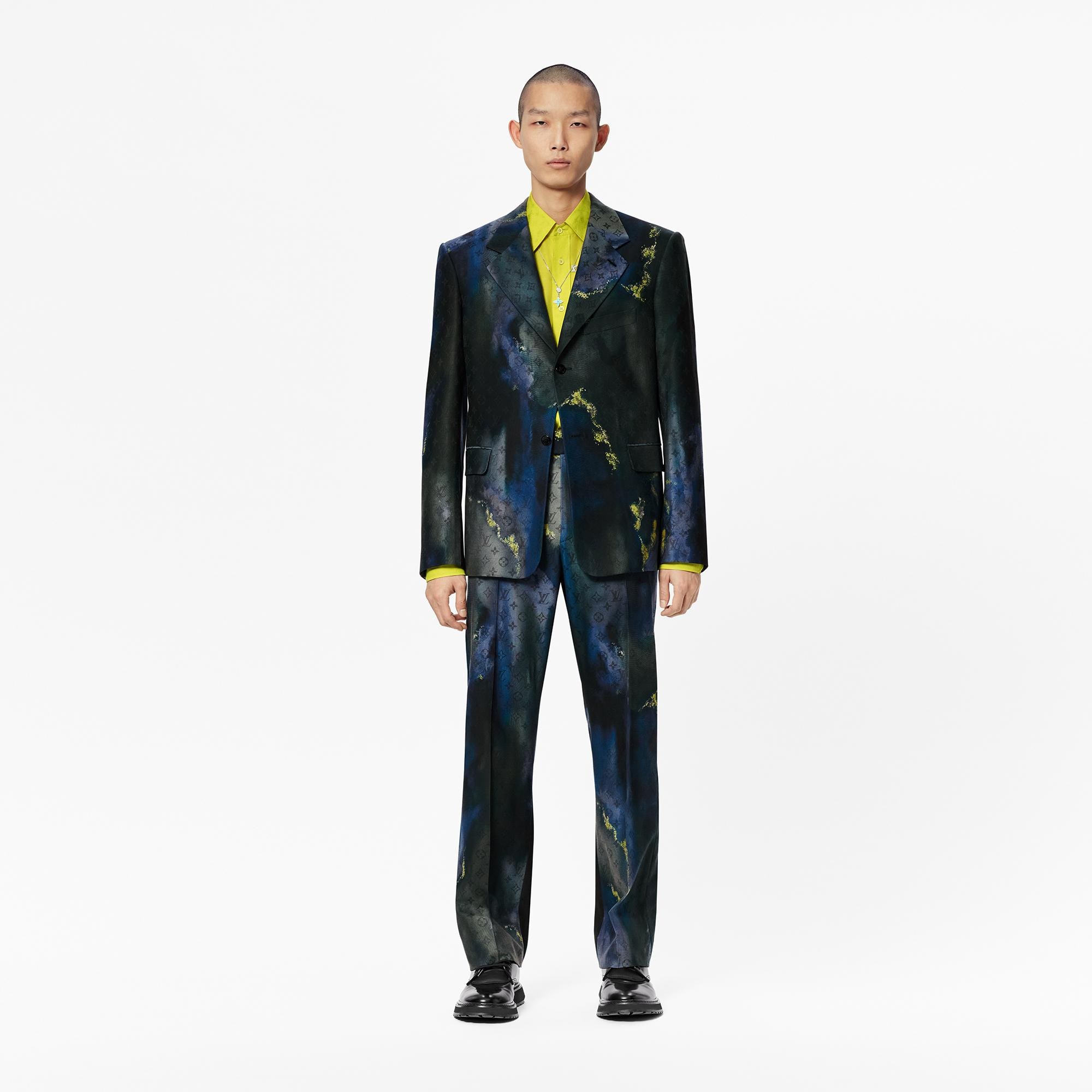 Monogram Tie-and-Dye Business Jacket 