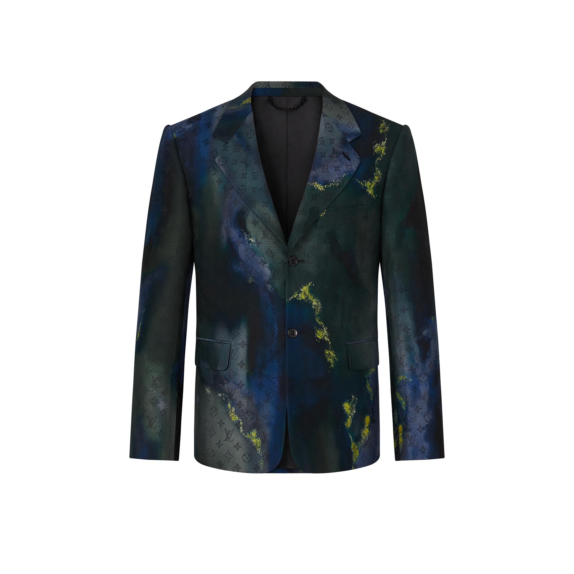 Monogram Tie-and-Dye Business Jacket 