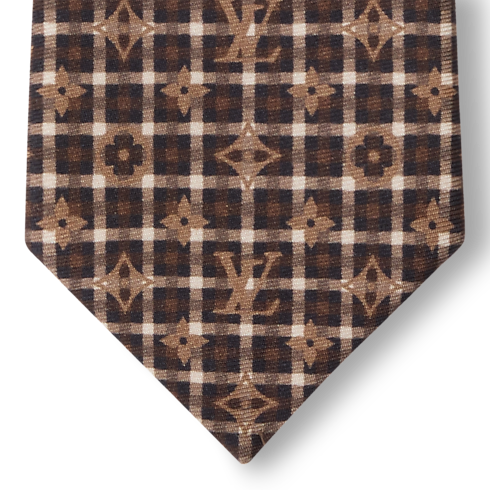 Monogram Windowpane Tie . in Men's Accessories All Accessories collections by Louis Vuitton (Product zoom)