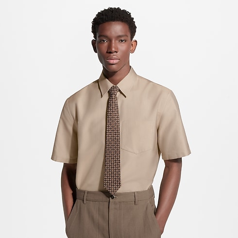 Monogram Windowpane Tie . in Men's Accessories All Accessories collections by Louis Vuitton (Product zoom)
