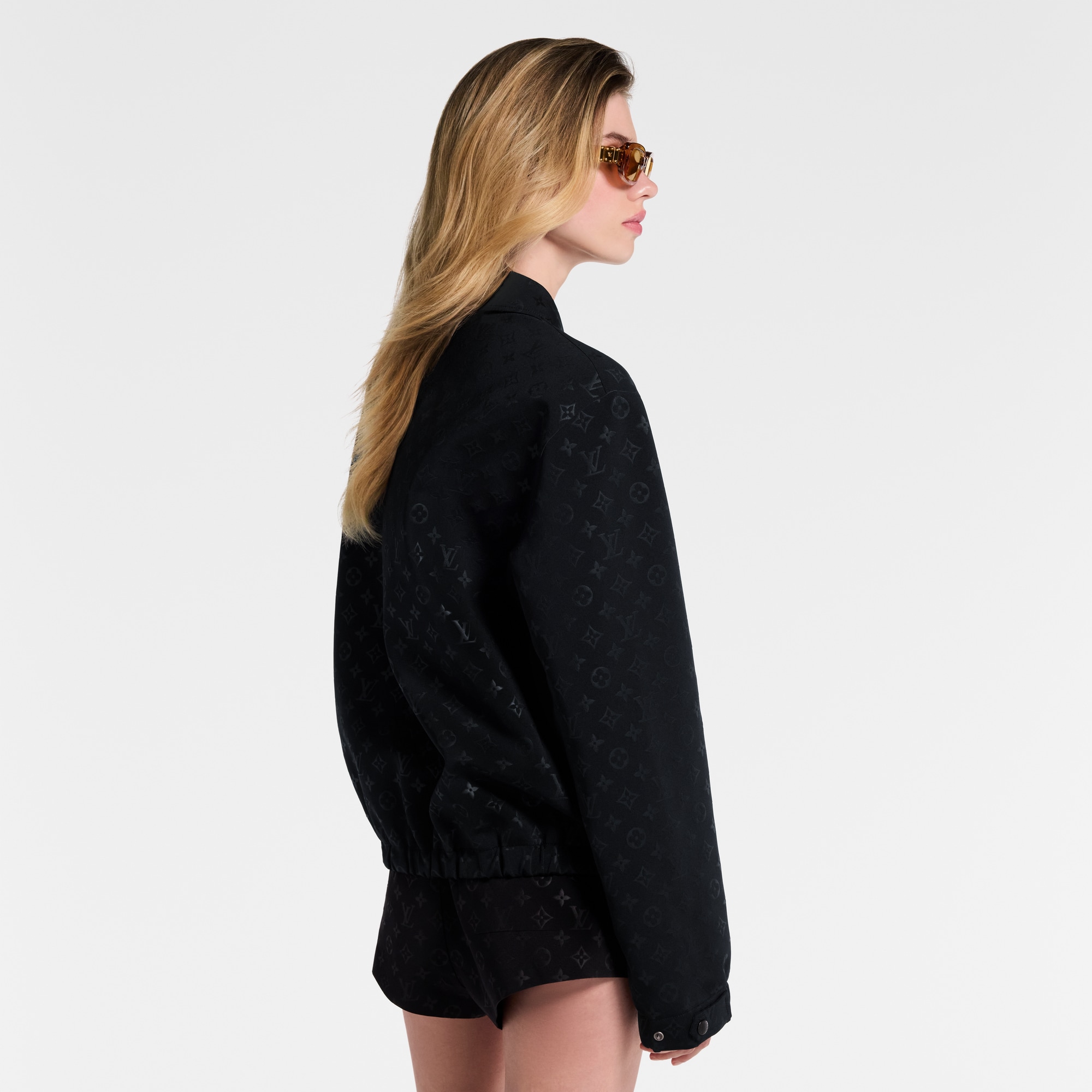 Monogram Zip-Up Jacket  in Women