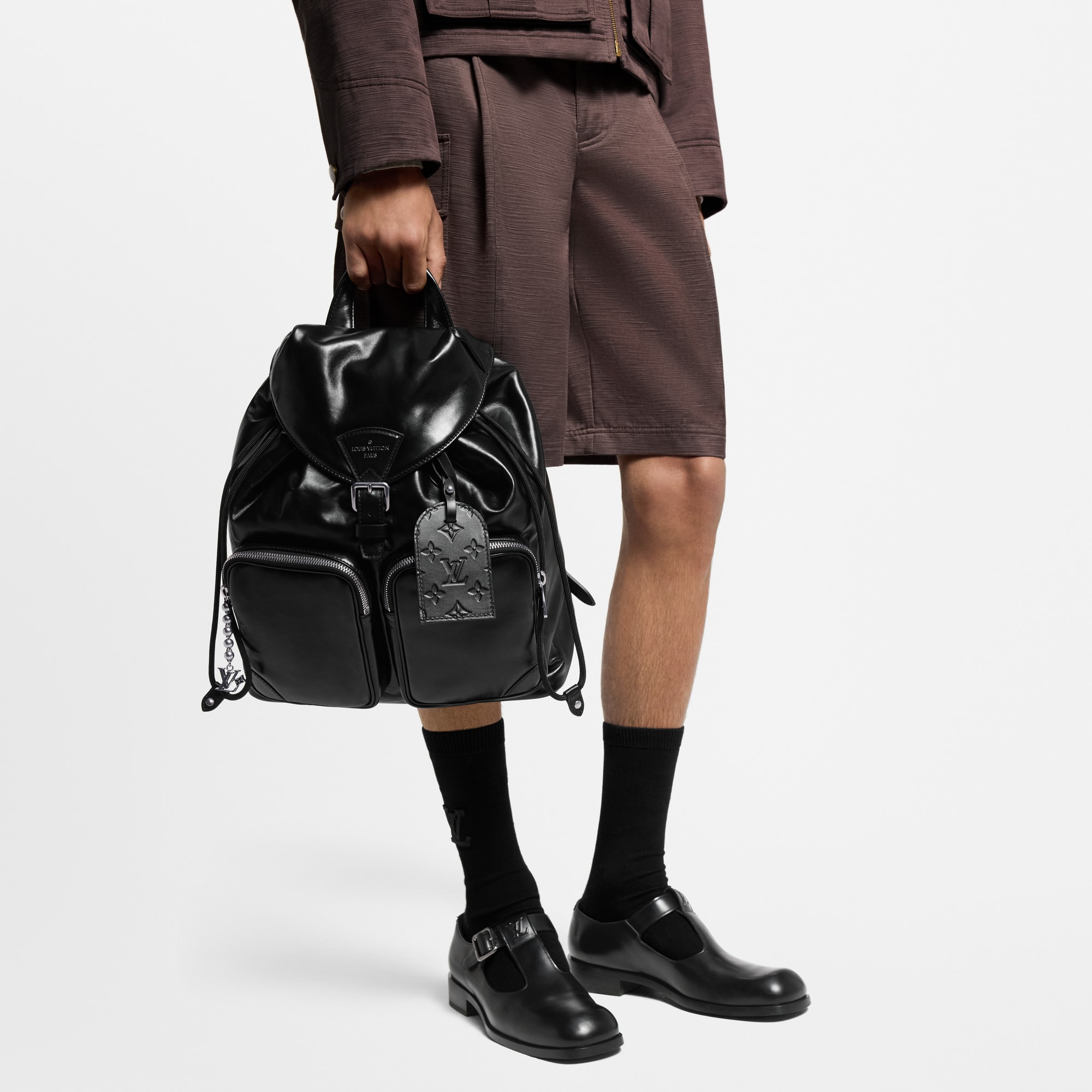 Outfit Lv Large Backpack Montsouris Cargo Backpack H35 Men Bags