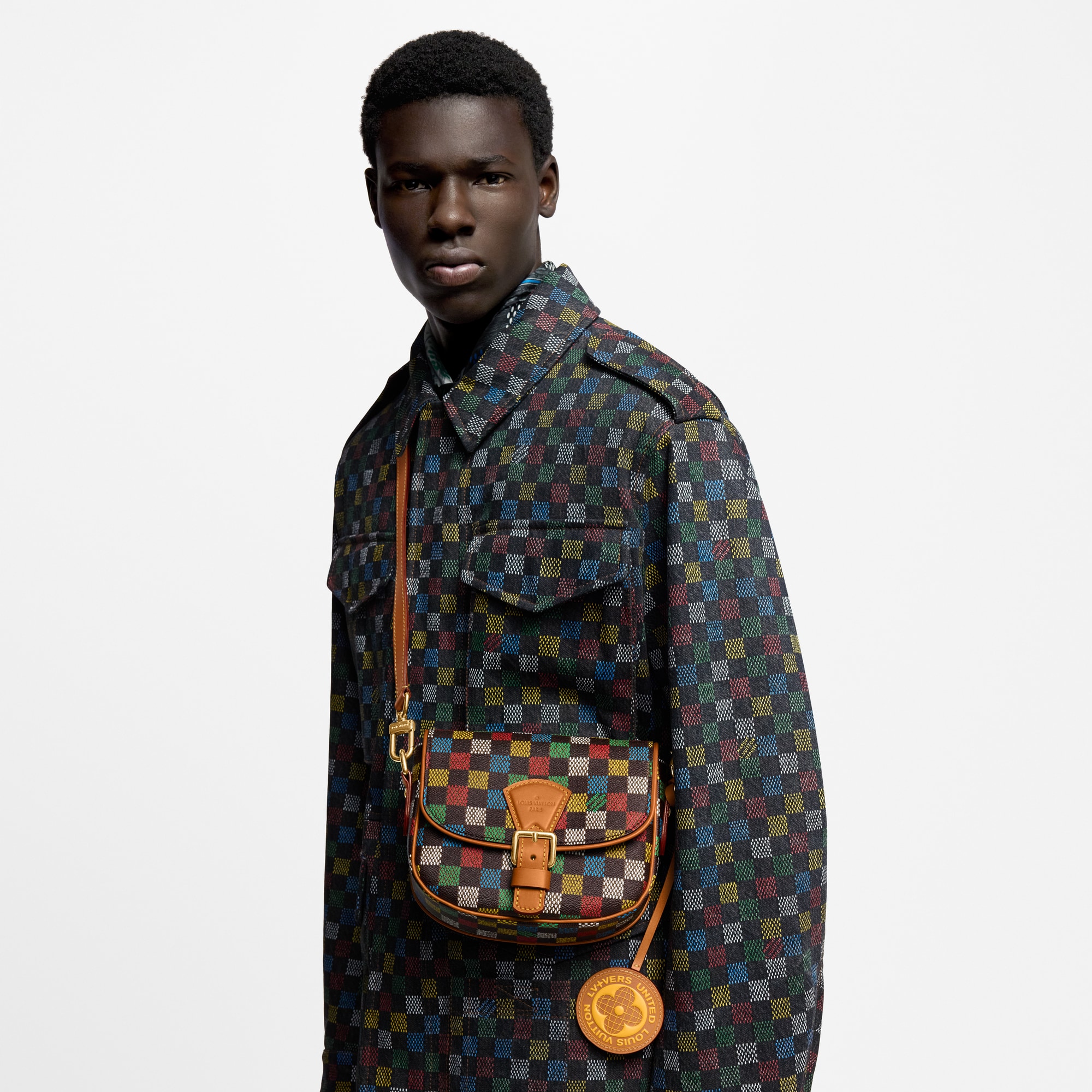 Montsouris Messenger PM Damier Ebène Canvas in Bags and Small Leather Goods