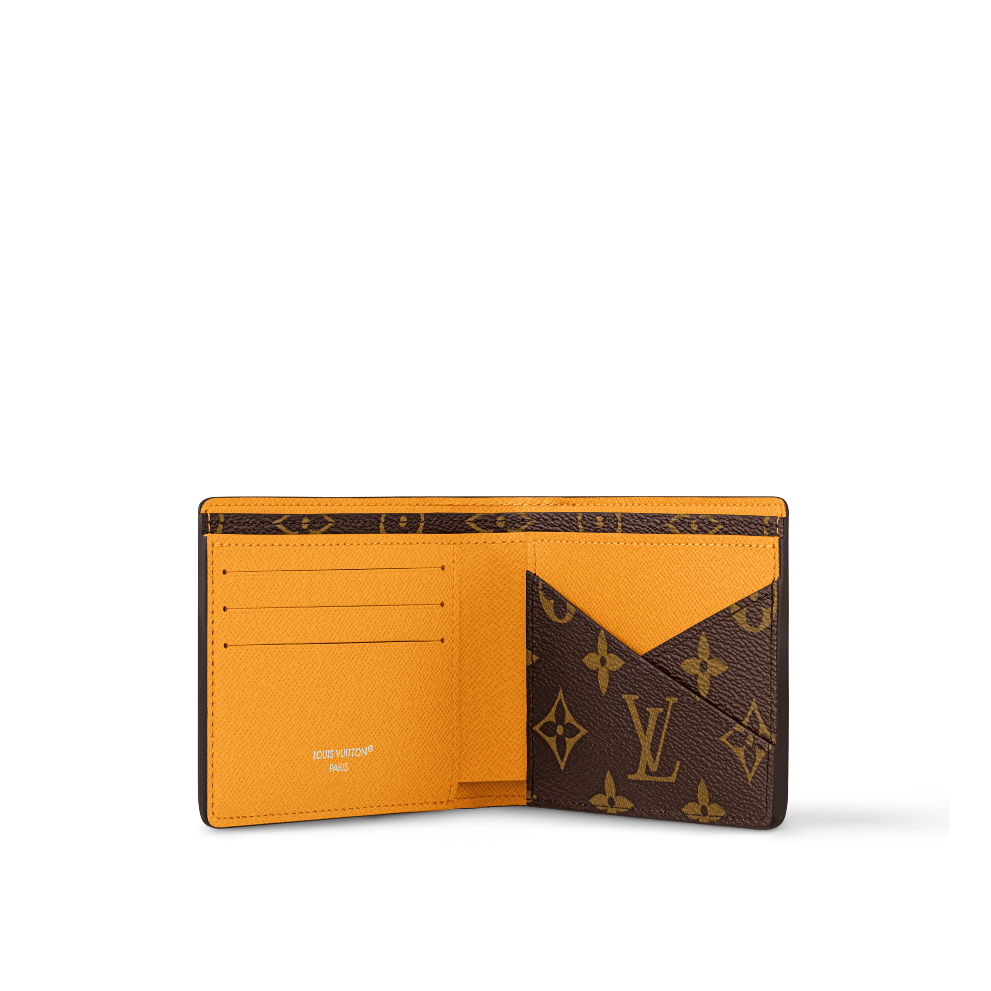 Multiple Wallet Monogram Macassar Canvas in Women