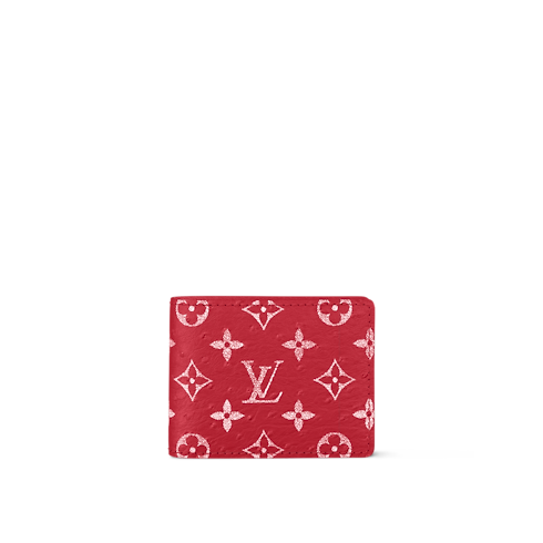 Multiple Wallet Ostrich Leather in Men's Wallets and Small Leather Goods Exotic Leather Wallets collections by Louis Vuitton (Product zoom)