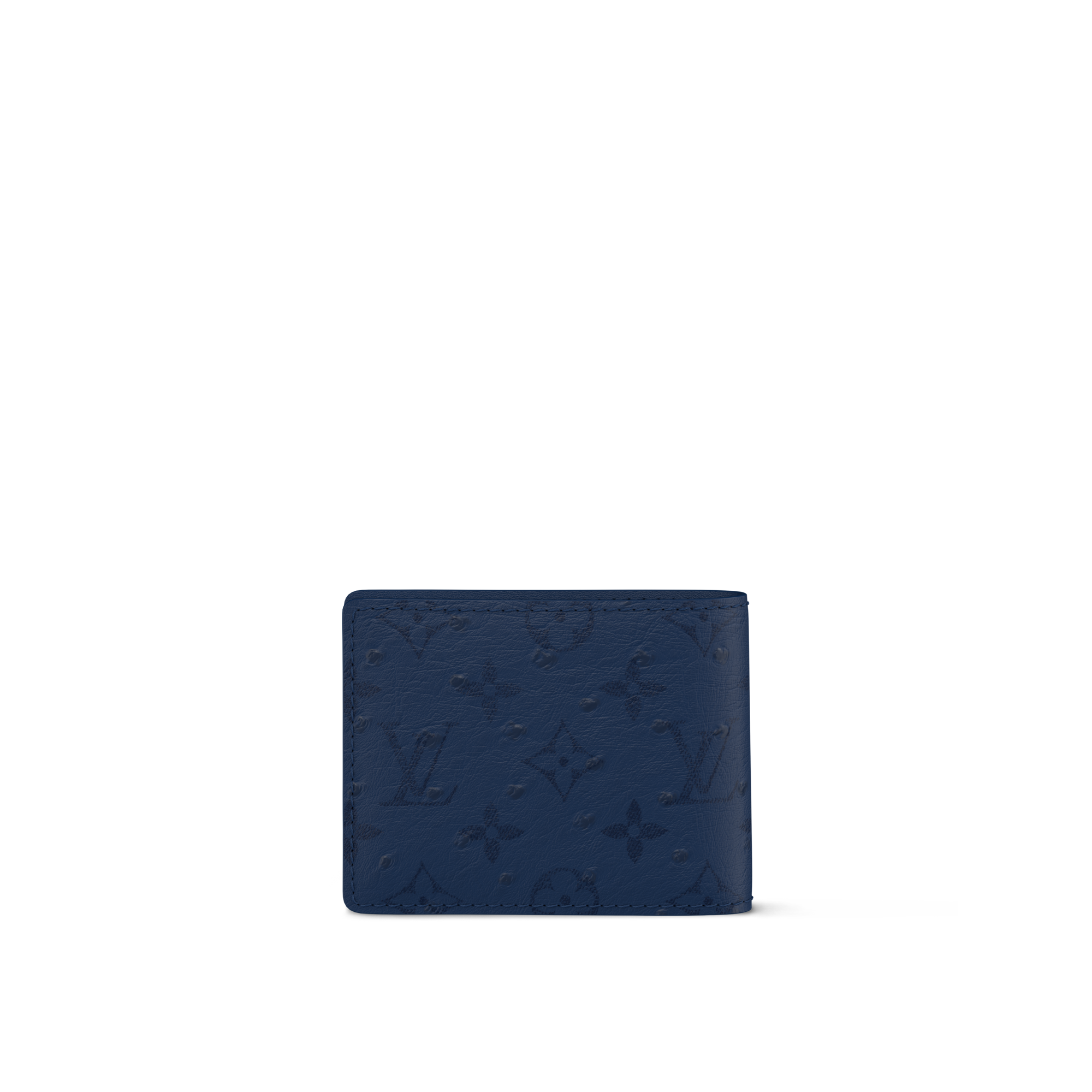 Multiple Wallet Ostrich Leather in Men