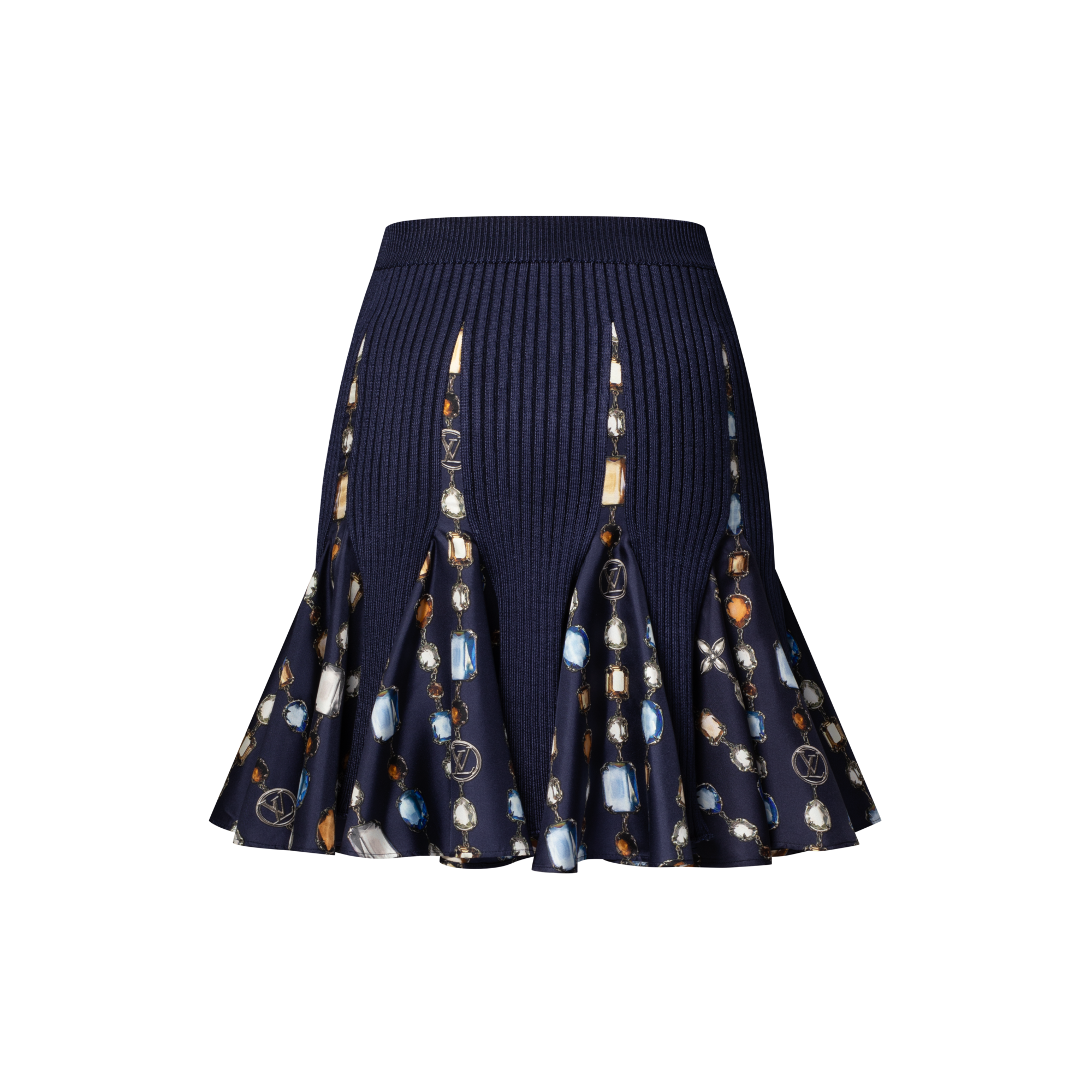 Necklace Insert Knit Skirt  in Women