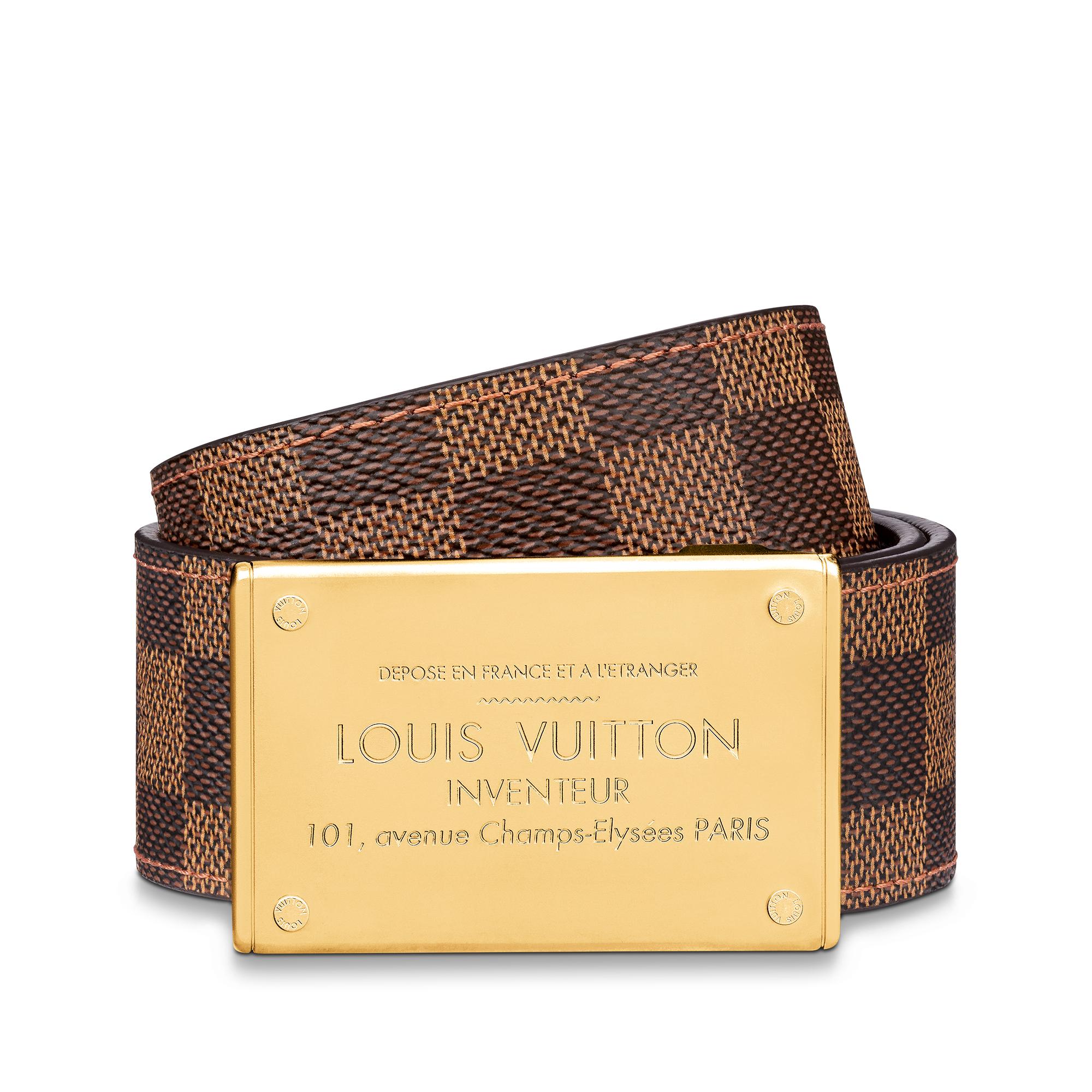 louis vuitton inventeur belt buckle