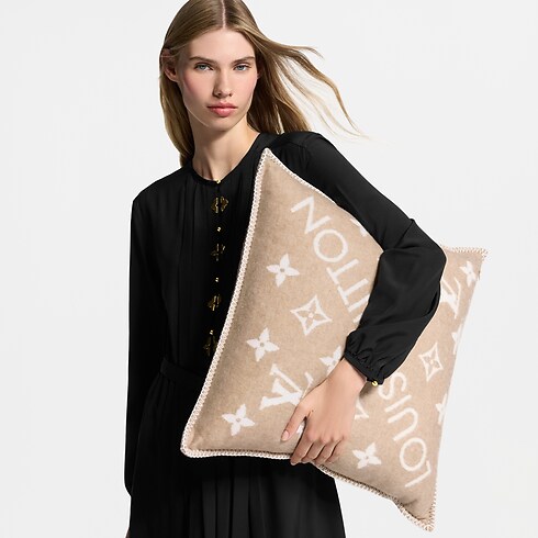 Neo Monogram Cushion . in Women's Accessories Home Textile collections by Louis Vuitton (Product zoom)