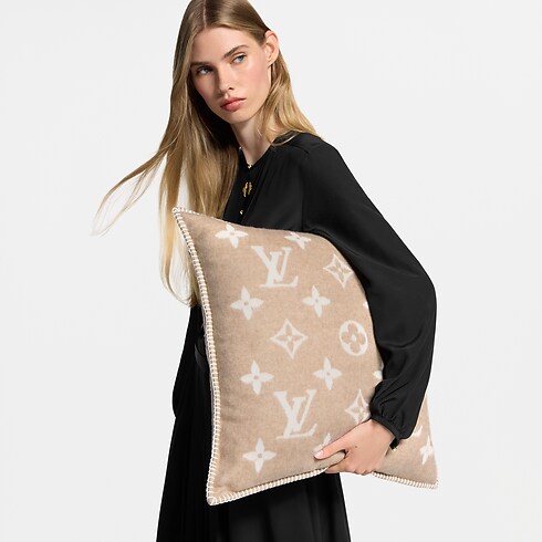 Neo Monogram Cushion . in Women's Accessories Home Textile collections by Louis Vuitton (Product zoom)