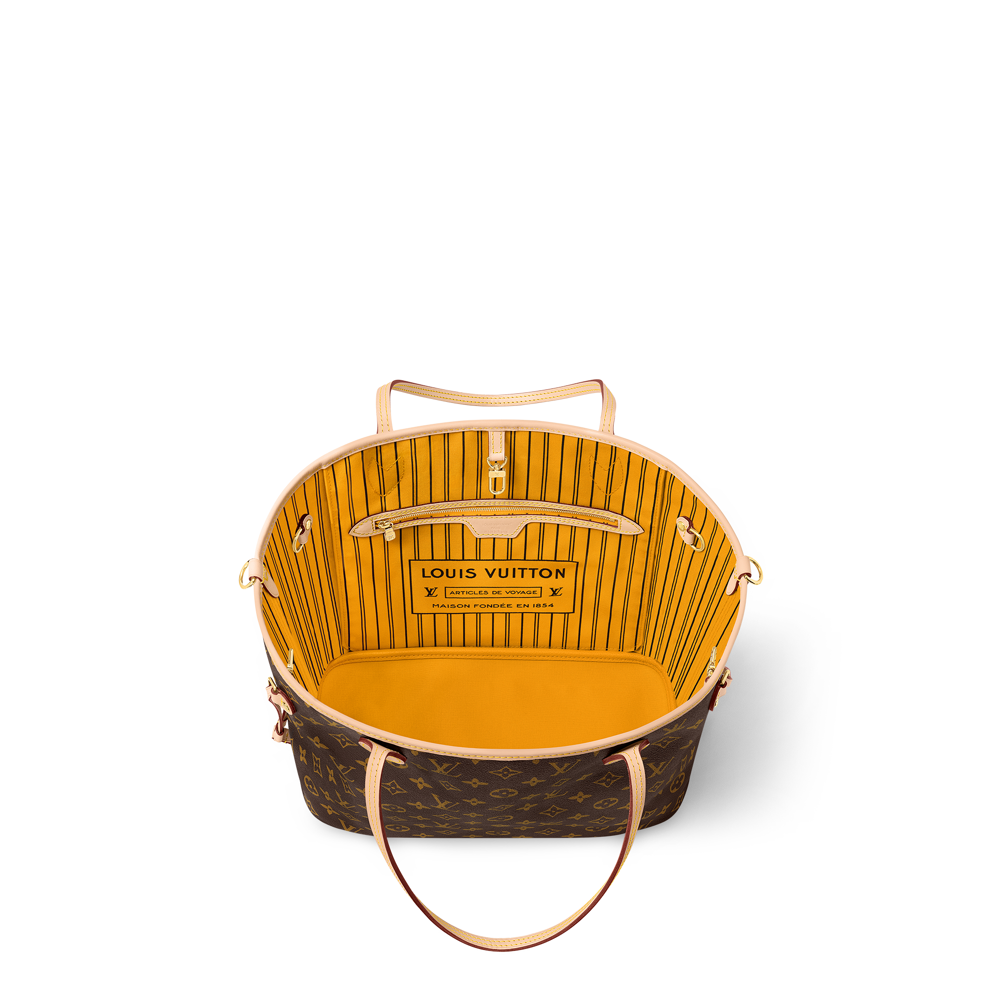 Neverfull Bandoulière Inside Out MM Monogram Canvas in Bags and Small Leather Goods