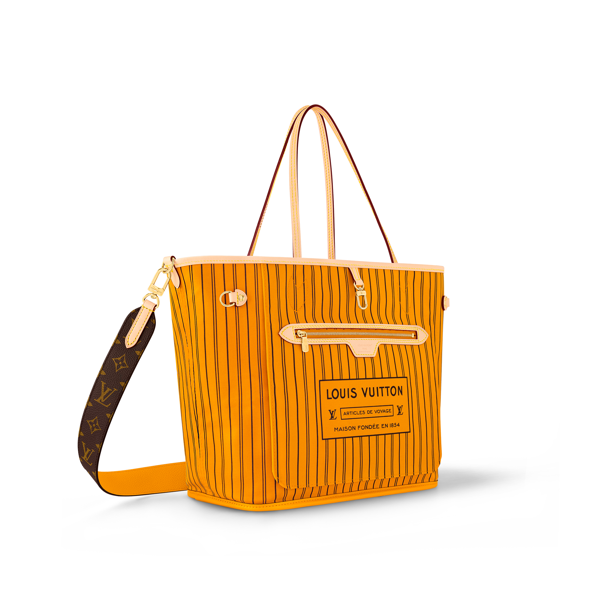 Neverfull Bandoulière Inside Out MM Monogram Canvas in Bags and Small Leather Goods