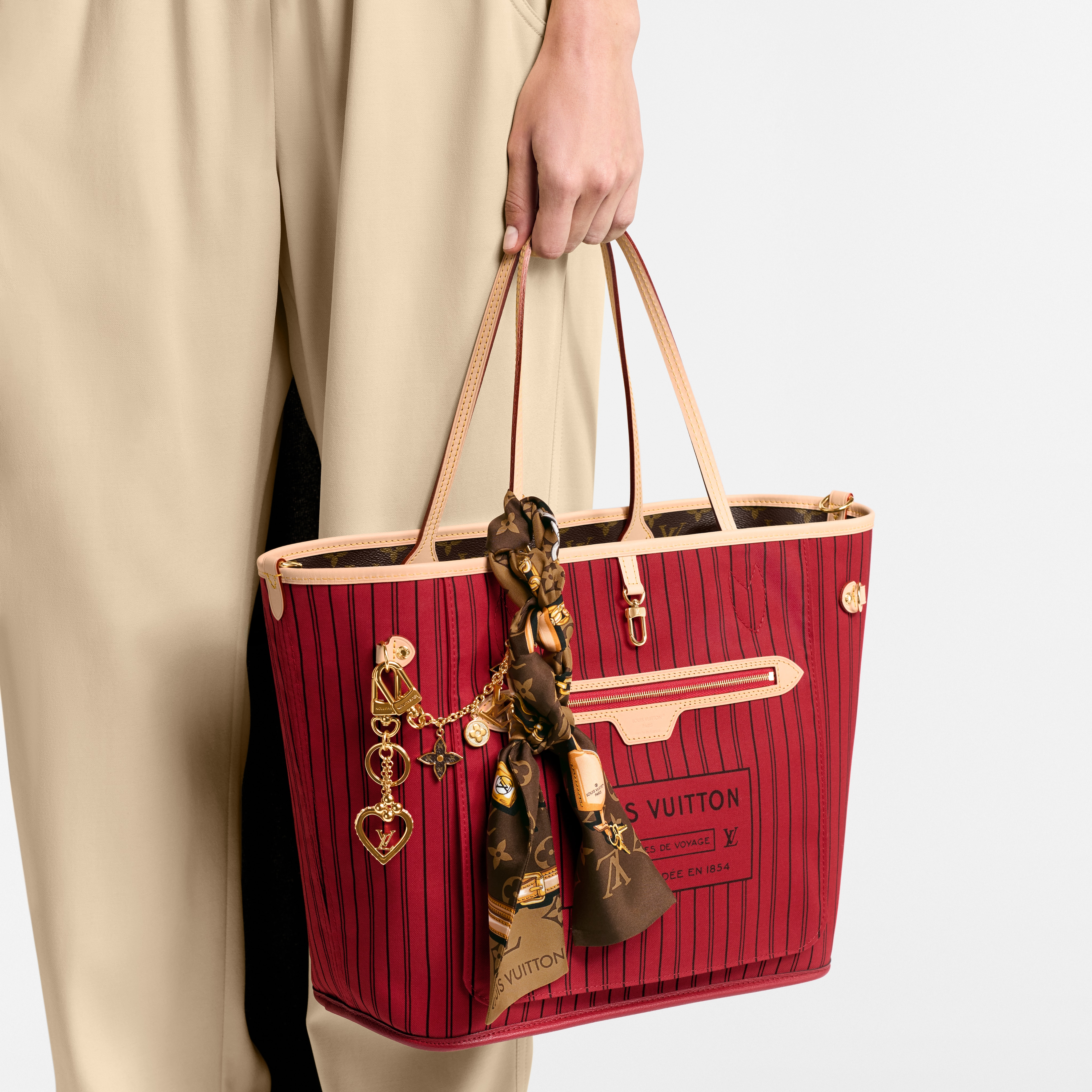 Neverfull Bandoulière Inside Out MM Monogram Canvas in Bags and Small Leather Goods