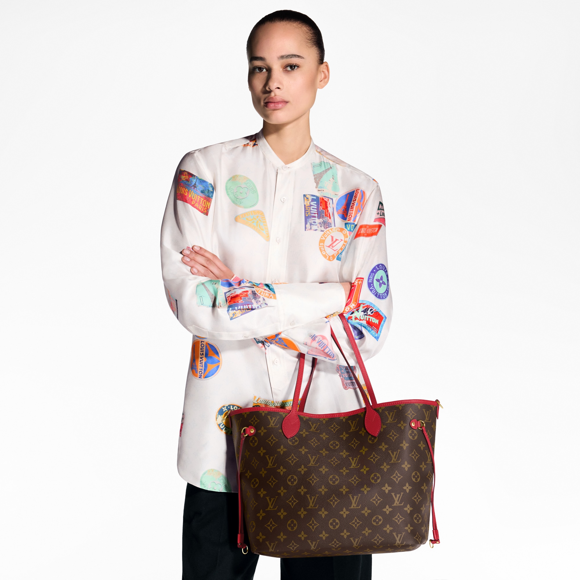 Neverfull Bandoulière Inside Out MM Monogram Canvas in Bags and Small Leather Goods