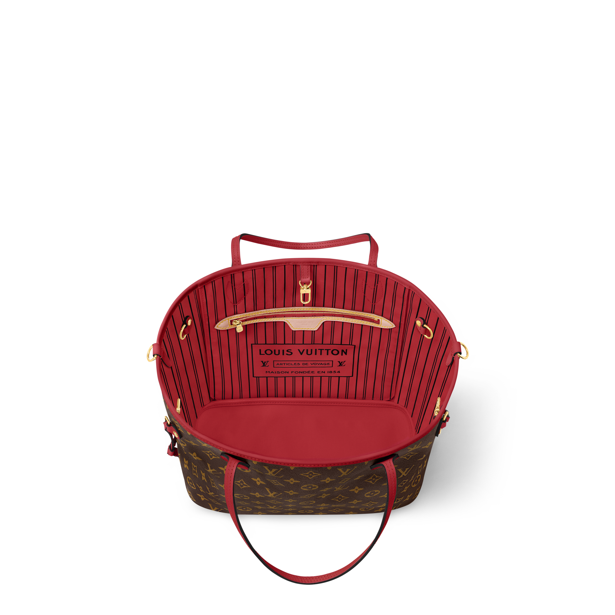 Neverfull Bandoulière Inside Out MM Monogram Canvas in Bags and Small Leather Goods