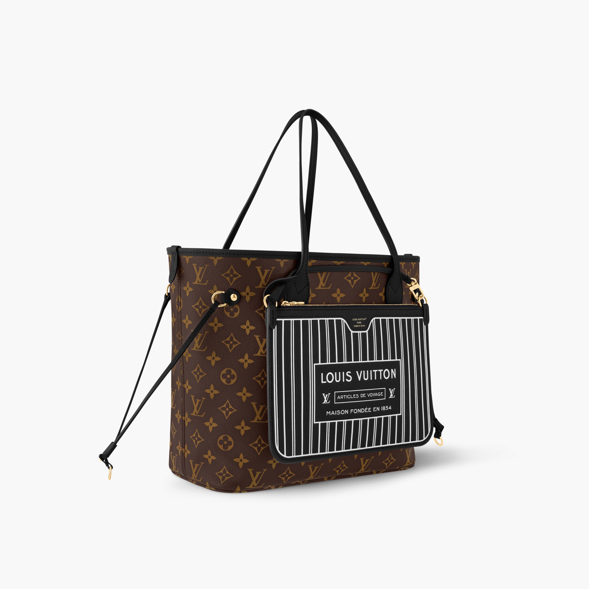 Neverfull Inside Out MM Women Bags LOUIS VUITTON