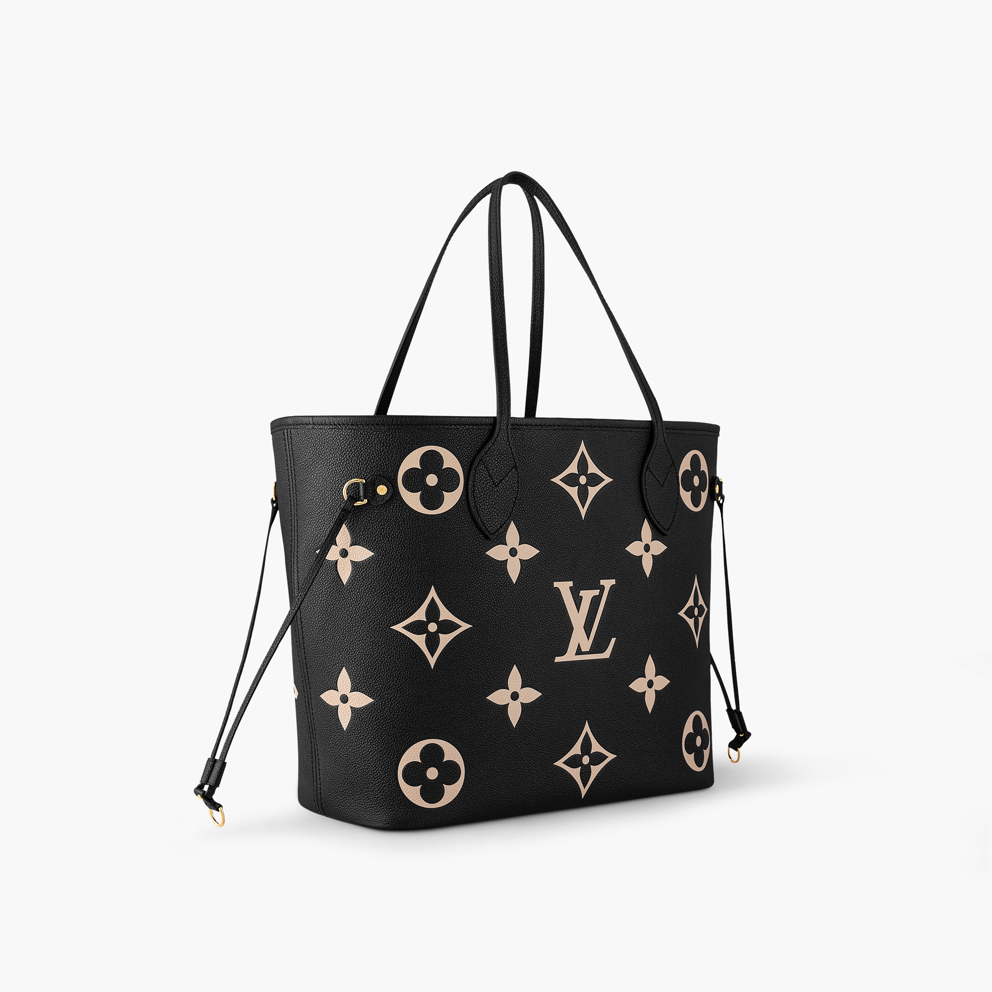 Neverfull MM Monogram Empreinte Leather Handbags LOUIS VUITTON