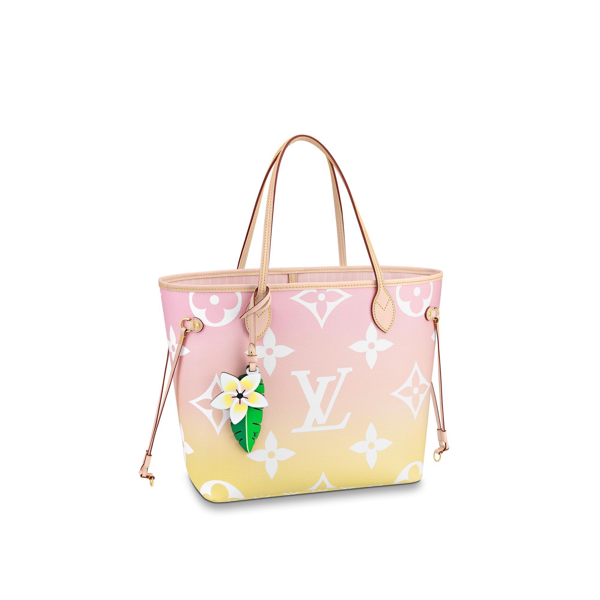 neverfull lv pink
