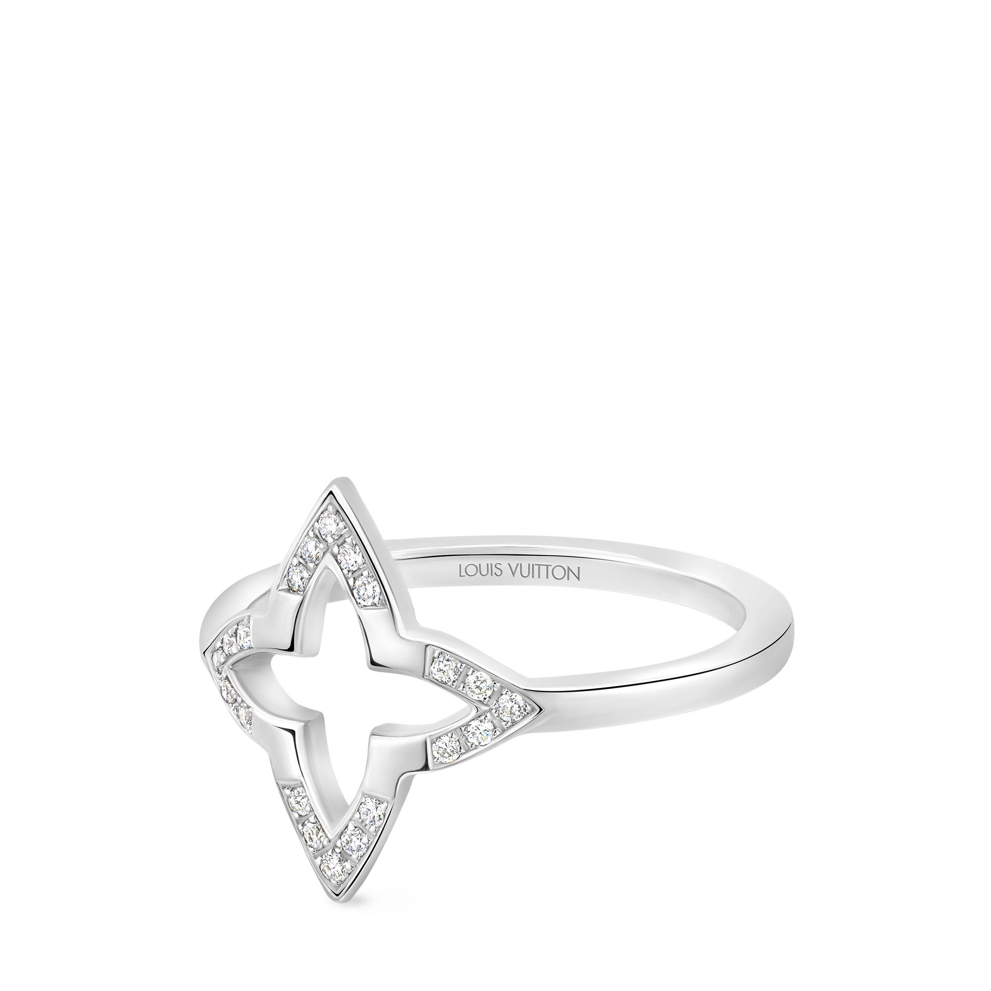Ombre Blossom Ring, White Gold and Diamonds  in Jewellery