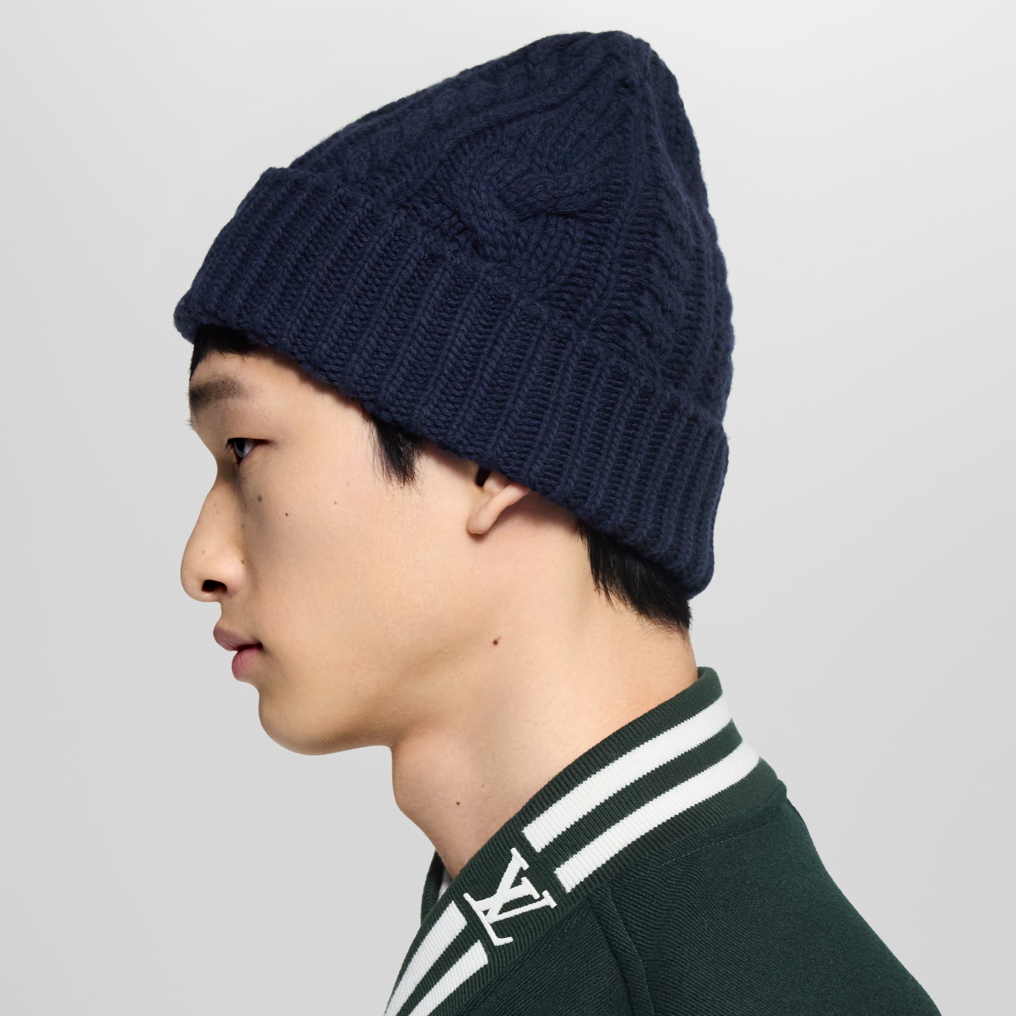 Only LV Mini Cable Beanie

 . in Men