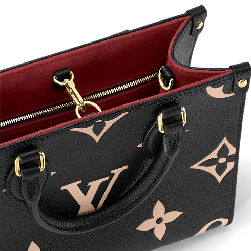 Onthego PM Bicolour Monogram Empreinte Leather in Women's Handbags All Collections collections by Louis Vuitton (Product zoom)