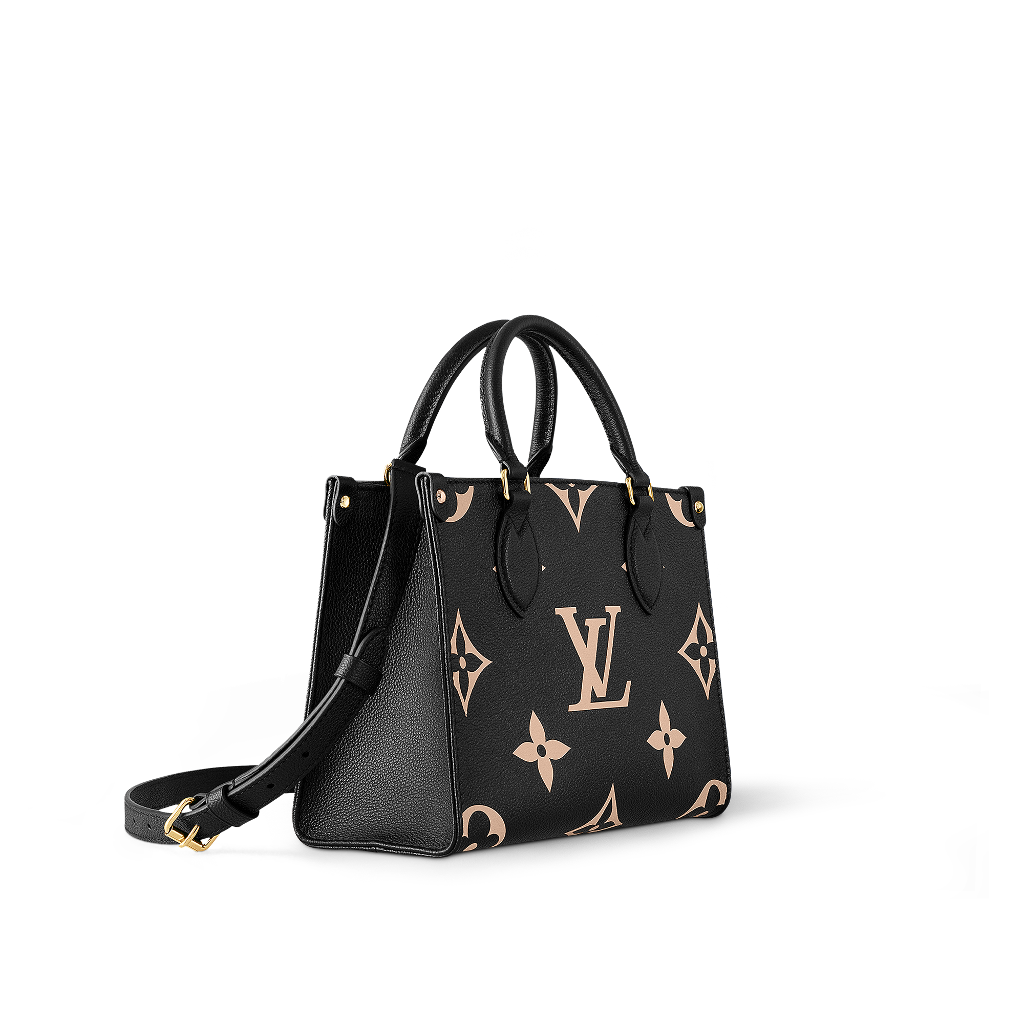 Onthego PM Bicolour Monogram Empreinte Leather in Women