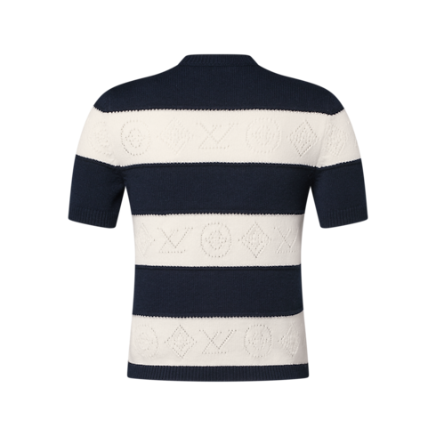 Openwork Striped Knit Top in Women's Ready-to-Wear Tops collections by Louis Vuitton (Product zoom)