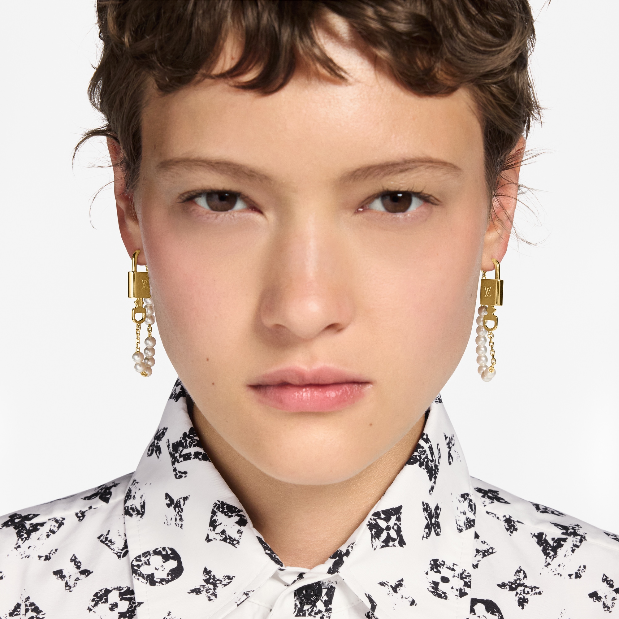 Pearlock Earrings . in Women
