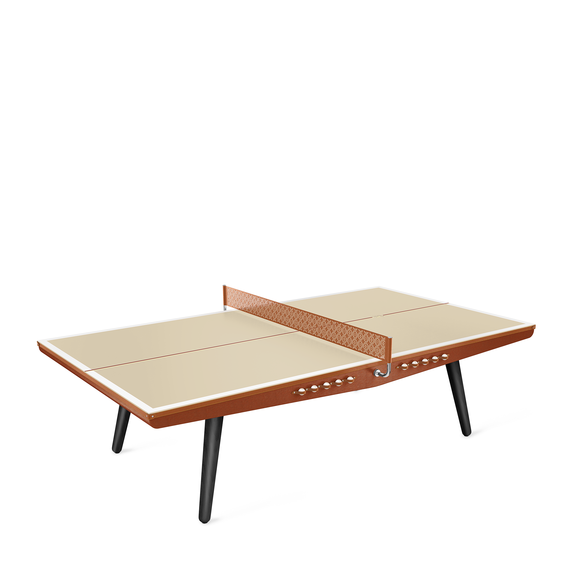 Ping-Pong Table Epi Professional Size Epi Leather in Trunks, Travel and Home